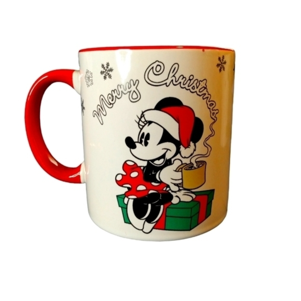 Disney Minnie Mouse Merry‎ Christmas 18oz Mug NEW
